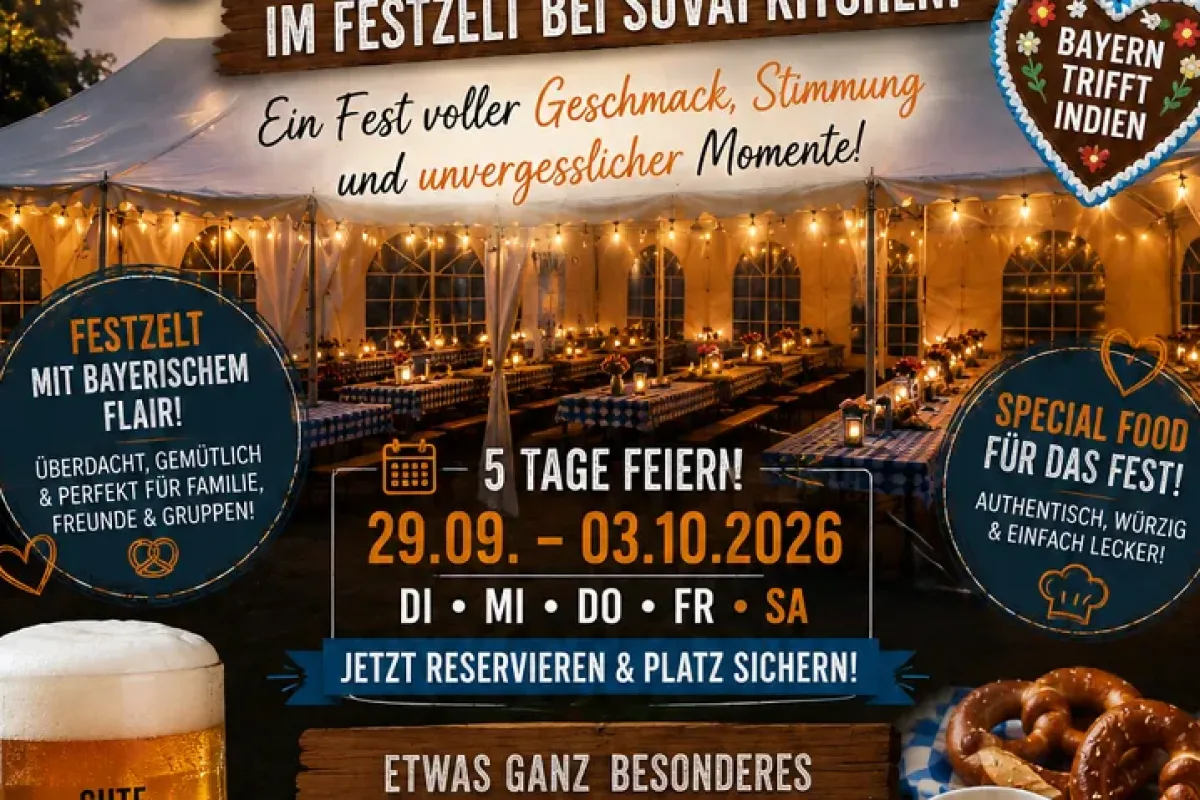 Oktoberfest 2026 – Bayern trifft Indien