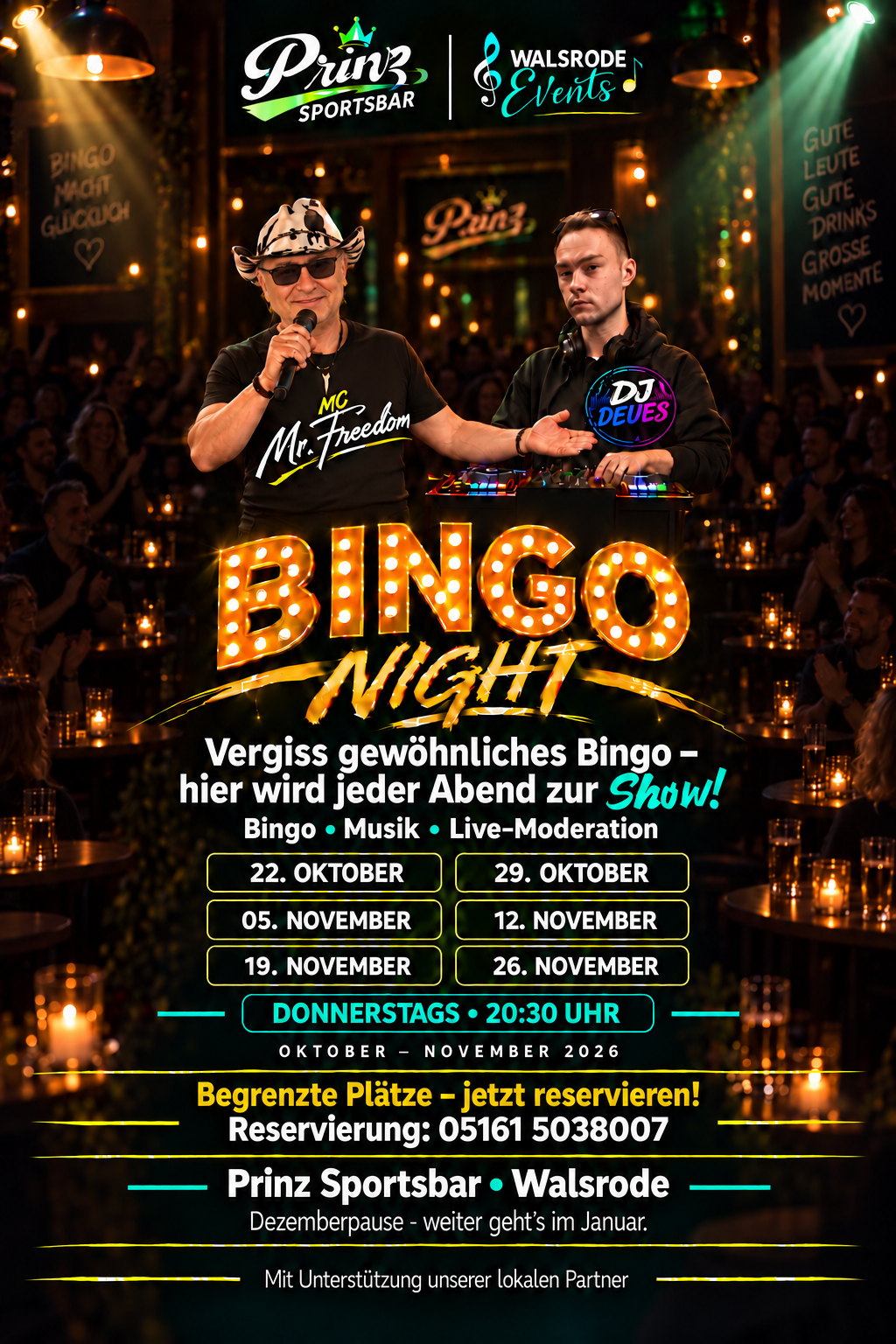 Bingo Night – Jeder Abend wird zur Show!