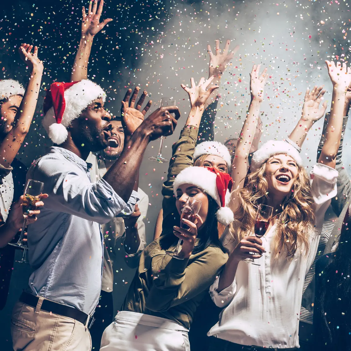 X-MAS Party im Glitzerlitzer Weihnachtshaus